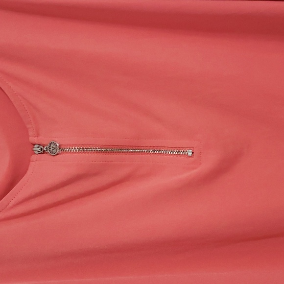 Anne Klein burnt orange sleeveless top - Picture 3 of 16